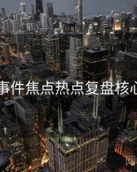 91大事件焦点热点复盘核心看点