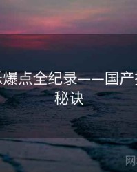 权威娱乐爆点全纪录——国产探花爆火秘诀