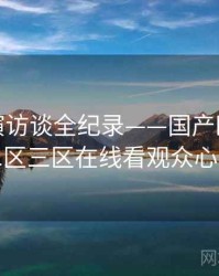 热辣导演访谈全纪录——国产欧美一区二区三区在线看观众心理