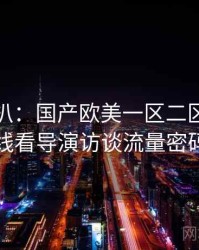 独家深扒：国产欧美一区二区三区在线看导演访谈流量密码